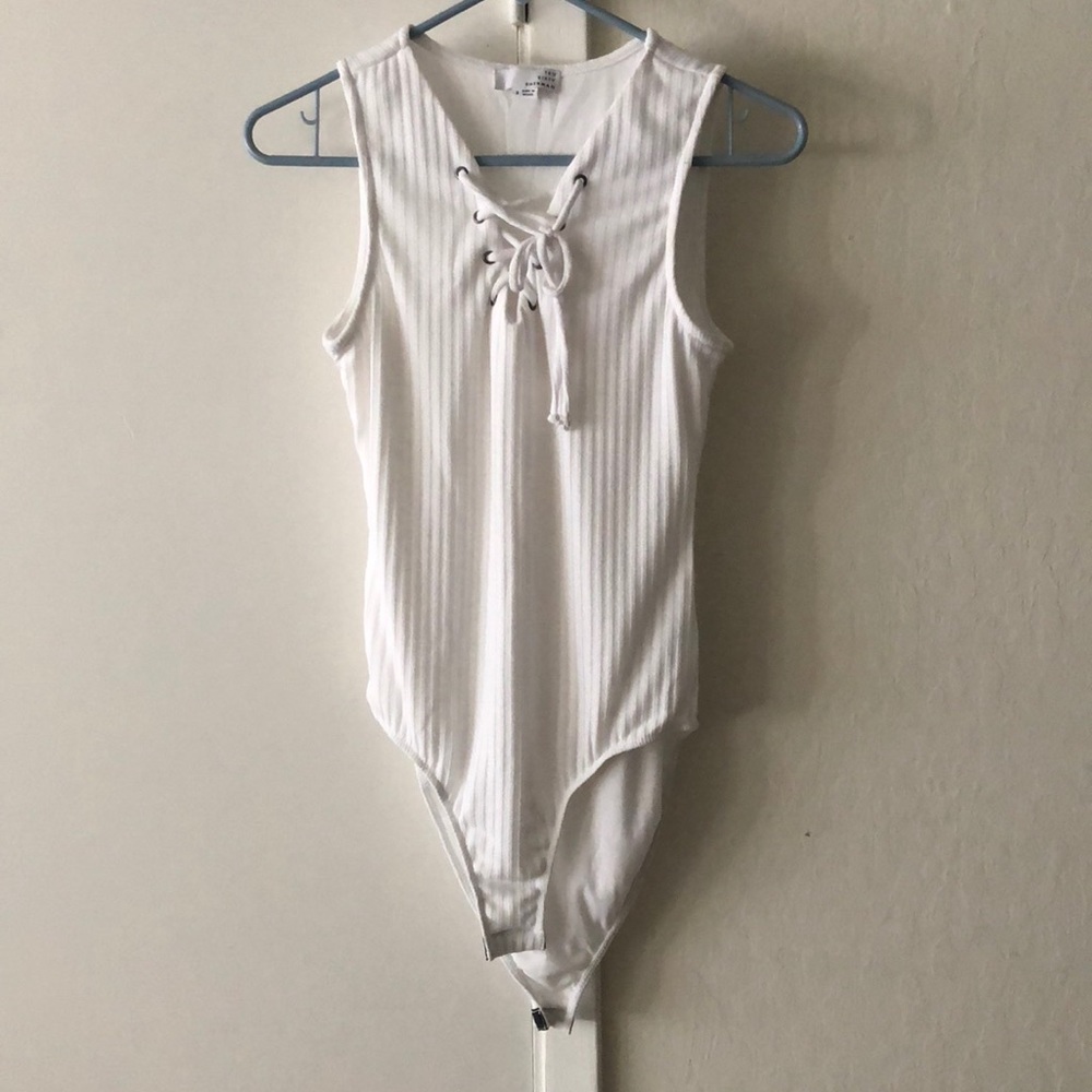 NWOT Nordstrom Ten Sixty Sherman Lace-up Bodysuit